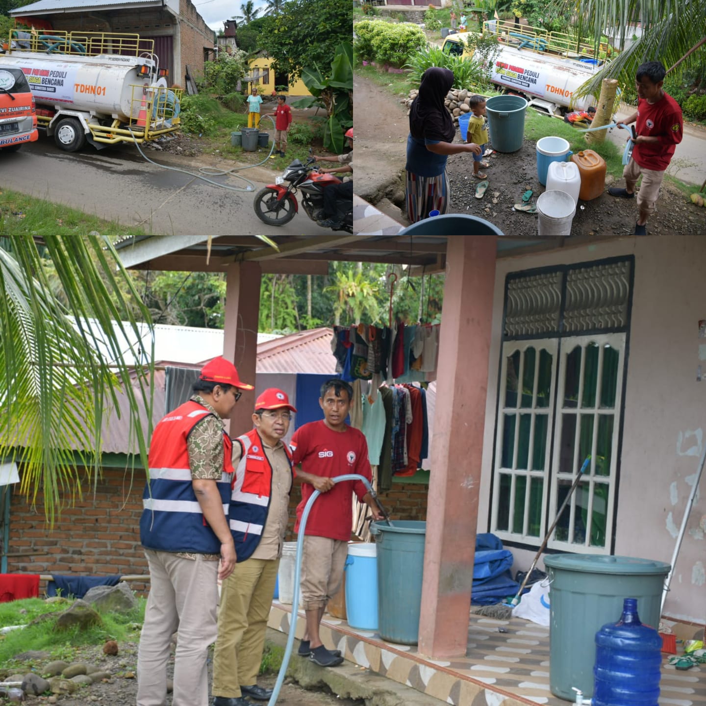 Semen Padang Peduli Salurkan Air Bersih 